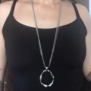 ⛓ Lia Sophia Silver Chains Necklace ⛓